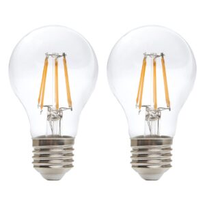 Kobi LED Filamentlamp E27 7W - 470lm - 4000K - 360° Licht - 230V - Standaardvorm - Voor Werkplek, Keuken of Kantoorverlichting - 2 stuks