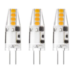 Kobi LED Lamp G4 1.5W - 170lm - 3000K - 12V - Voor Meubelverlichting, Caravan of Spot - G4 Insteeklampje - 3 stuks