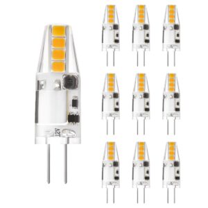 Kobi LED Lamp G4 1.5W - 170lm - 3000K - 12V - Voor Meubelverlichting, Caravan of Spot - G4 Insteeklampje - 10 stuks