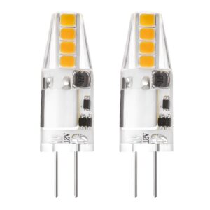 Kobi LED Lamp G4 1.5W - 170lm - 3000K - 12V - Voor Meubelverlichting, Caravan of Spot - G4 Insteeklampje - 2 stuks