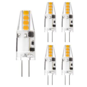 Kobi LED Lamp G4 1.5W - 170lm - 4000K - 12V - Voor Keuken, Kastverlichting of Display - G4 Insteeklampje - 5 stuks