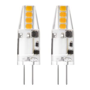 Kobi LED Lamp G4 1.5W - 170lm - 4000K - 12V - Voor Keuken, Kastverlichting of Display - G4 Insteeklampje - 2 stuks