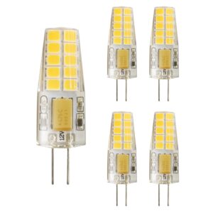 Kobi LED Lamp G4 2W - 230lm - 3000K - 12V - Voor Vitrines, Camper of Meubelarmatuur - G4 Insteeklampje - 5 stuks
