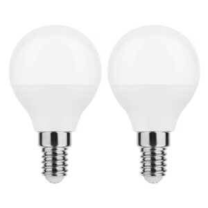 Modee E14 LED Lamp 4.9W - 470lm - 2700K - Warm Wit - LED Globe Mini P45 - Vervangt 40W Halogeen Gloeilamp - 2 stuks