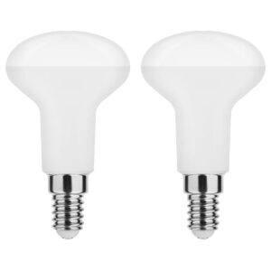 Modee E14 LED Lamp 4.9W - 470lm - 6000K - Daglicht Wit - LED Spot R50 - Vervangt 40W Halogeen Gloeilamp - 2 stuks