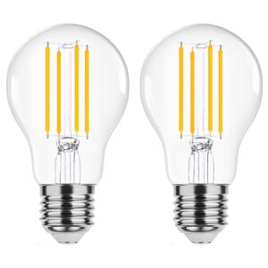 Modee E27 LED Lamp 11.2W - 1521lm - 4000K - Neutraal Wit - LED Filament Globe A60 - Vervangt 100W Halogeen Gloeilamp - 2 stuks