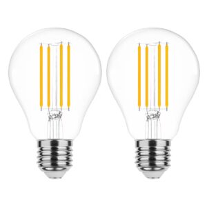 Modee E27 LED Lamp 10W - 1350lm - 4000K - NeutraalWit - LED Filament Globe A67 - Vervangt 90W Halogeen Gloeilamp - 2 stuks