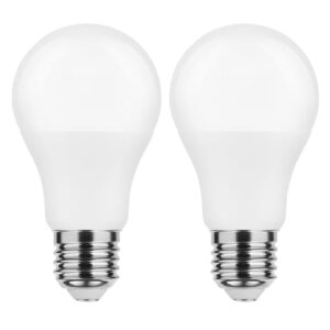 Modee Smart E27 LED Lamp 8.8W Dag/Nacht Sensor - 806lm - 4000K - Neutraal Wit - Globe A60 - Vervangt 60W Halogeen Gloeilamp - 2 stuks