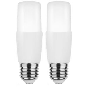 Modee E27 LED Lamp 7.9W - 700lm - 6000K - Daglicht Wit - LED Stick Lamp T37 - Vervangt 70W Halogeen Gloeilamp - 2 stuks