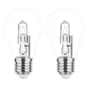 Modee E27 Halogeen Lamp Dimbaar 70W ECO - 1179lm - 2700K - Warm Wit - ECO Halogeen Globe A54 - 2 stuks