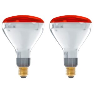 Technik R125 Infraroodlamp E27 150W - 1250lm - 2700K - Half Rood Licht - Warmtelamp - 2 stuks