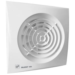 Soler & Palau Silent-100 Badkamer-/Toiletventilator - 230V AC - 8W - 95 m³/h - 26dB - IP45 - SILENT-100CZ