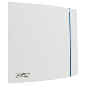 Soler & Palau Silent-100 Design Badkamer-/Toiletventilator met Timer - 230V AC - 8W - 85 m³/h - 26dB - IP45 - SILENT-100CRZ