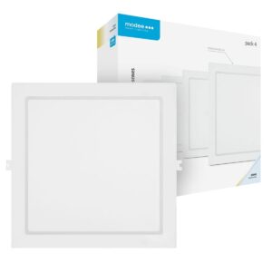 Modee LED Paneel Vierkant Inbouw - 24W - 2640lm - 29.3x2.8cm - 6000K - Koel Wit - Voor Kantoor, Winkel of Werkruimte - 4 stuks