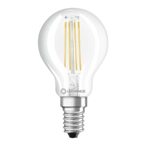 Ledvance LED Filament Kogellamp E14 - 4W 470lm 2700K 230V - Ø45mm - Geschikt voor kroonluchters, woonkamer, eetkamerlampen