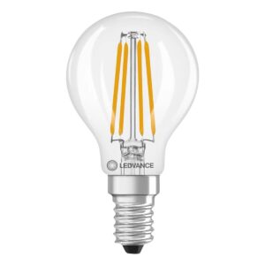 Ledvance LED Filament Kogellamp E14 - 5.9W 470lm 2700K 230V - Ø45mm - Geschikt voor tafellampen, nachtlampen, vitrinekasten