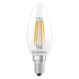 Ledvance LED Filament Kaarslamp E14 - 5.9W 806lm 2700K 230V - Ø35mm - Geschikt voor kroonluchters, wandlampen, sfeerverlichting