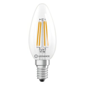 Ledvance LED Classic B35 Kaarslamp E14 - 3.4W 470lm 2700K 230V - Ø35mm - Vervanger 40W Gloeilamp - Geschikt voor Nachtlampje & Tafellamp - 1 stuk
