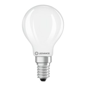 Ledvance LED Filament Kogellamp E14 - 5.9W 806lm 2700K 230V - Mat Glas - Ø45mm - Dimbaar - Geschikt voor woonkamer, restaurants, sfeerverlichting