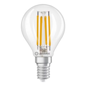 Ledvance LED Filament Kogellamp E14 - 3.4W 470lm 2700K 230V - Ø45mm - Dimbaar - Geschikt voor woonkamer, restaurants, decoratie