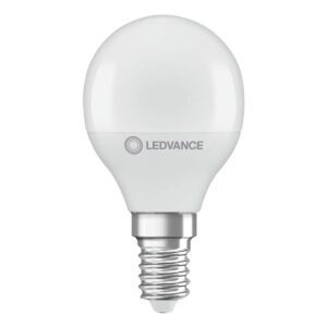 Ledvance LED Filament Kogellamp E14 - 4.9W 470lm 2700K 230V - Mat Glas - Ø45mm - Geschikt voor hotels, woonkamer, horeca
