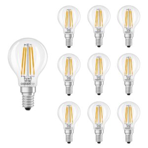 Osram LED SST Classic P45 Lamp E14 - 6.5W 806lm 2700K 230V - Ø45mm - Geschikt voor bureaulampen, horeca, sfeerverlichting - 10 stuks