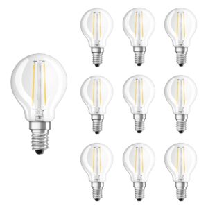 Ledvance LED SST Classic P45 Lamp E14 - 2.8W 250lm 2700K 230V - Ø45mm - Geschikt voor nachtlampen, tafellampen, sfeerlicht - 10 stuks