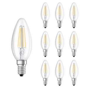 Ledvance LED SST Classic B35 Lamp E14 - 5W 470lm 4000K 230V - Ø35mm - Geschikt voor kroonluchters, wandlampen, slaapkamers - 10 stuks