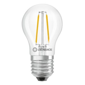 Ledvance LED Classic P45 Filament Lamp E27 - 1.8W 250lm 2700K 230V - Ø45mm - Geschikt voor Tafellampen, Nachtlampjes & Vitrines
