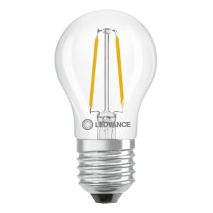 Ledvance LED Classic P45 Filament Kogellamp E27 - 1W 136lm 2700K 230V - Ø45mm - Compacte LED Lamp - Geschikt voor Nachtlamp