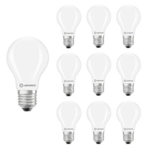Ledvance LED Lamp A60 Filament E27 - 5.9W 806lm 4000K Mat Glas - Ø60mm - Dimbaar - Geschikt voor keuken, kantoor, vergaderruimte - 10 stuks