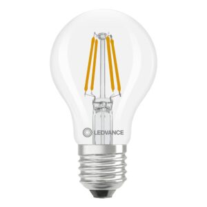 Ledvance LED Lamp A60 Filament E27 - 3.4W 470lm 2700K Ø60mm - Dimbaar - Geschikt voor woonkamer, eetkamerlampen, hotels
