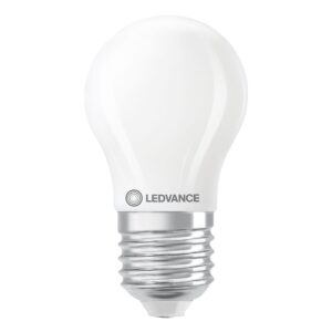 Ledvance LED Lamp P45 Filament E27 - 3.4W 470lm 2700K Mat Glas - Ø45mm - Dimbaar - Geschikt voor tafellampen, designlampen, vitrines