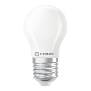 Ledvance LED Lamp P45 Filament E27 - 1.8W 250lm 2700K Mat Glas - Ø45mm - Dimbaar - Geschikt voor nachtlampjes, tafellampen, decoratie