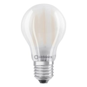 Ledvance LED Filament Lamp A60 E27 - 4W 470lm 4000K 230V - Mat Glas - Ø60mm - Geschikt voor kantoor, vergaderruimte, leeslamp