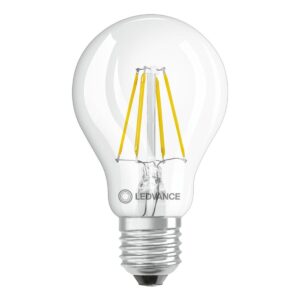 Ledvance LED Filament Lamp A60 E27 - 4W 470lm 2700K 230V - Ø60mm - Geschikt voor woonkamer, tafellampen, slaapkamer