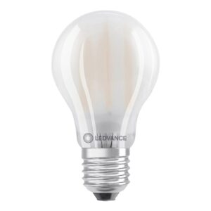 Ledvance LED Filament Lamp A60 E27 - 6.5W 806lm 4000K 230V - Mat Glas - Ø60mm - Geschikt voor kantoor, hotels, algemene verlichting