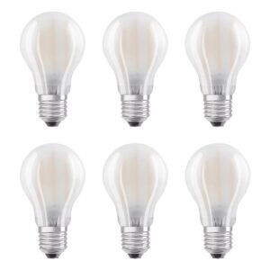Ledvance LED Lamp Classic A60 E27 - 1.5W 136lm 2700K Mat Glas - Ø45mm - Mini LED Lamp - Voor Accentverlichting & Gezellige Hoekjes - 6 stuks