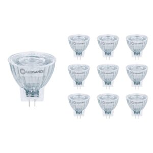 Ledvance LED Spot MR11 GU4 - 1.8W 184lm 2700K 12V - Ø35mm - Geschikt voor caravans, accentverlichting, vitrineverlichting - 10 stuks