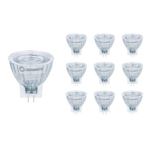 Ledvance LED Spot MR11 GU4 - 2.5W 184lm 4000K 12V - Ø35mm - Geschikt voor campers, etalages, leesverlichting - 10 stuks