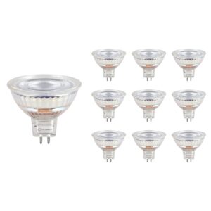 Ledvance LED Spot MR16 GU5.3 - 3.4W 345lm 2700K 12V - Ø50mm - 36° - Geschikt voor horeca, sfeerverlichting, woonkamer - 10 stuks