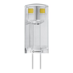 Ledvance LED Steeklamp G4 Capsule - 0.9W 100lm 2700K 12V - Ø12mm - Geschikt voor vitrinekasten, campers, boten