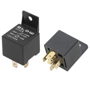 BLOW Auto Relais - 12V - 40A - 5-pins - Met bevestigingsbeugel