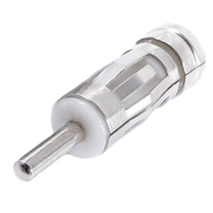 BLOW Autoantenne Adapter - DIN (m) naar ISO (v) - Rechte Adapter - Metaal