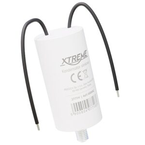 XTREME Motorcondensator 4µF 450V AC - Condensator met Kabels - Start/Bedrijf