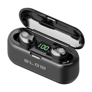 BLOW BTE200 Draadloze Oordopjes - Bluetooth 5.1 - Met Oplaadcase 2000mAh - 50mAh - Zwart