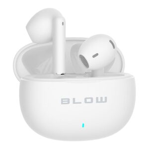 BLOW ENC Draadloze Oordopjes - Bluetooth 5.3 - Met Oplaadcase 300mAh - 30mAh - Wit