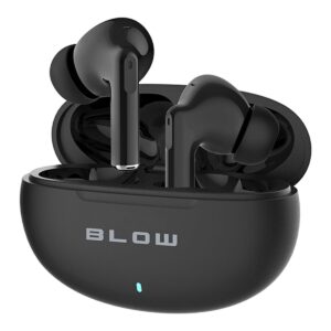 BLOW BTE600 Draadloze Oordopjes - Bluetooth 5.3 - Met Oplaadcase 300mAh - 30mAh - Zwart