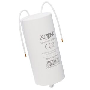 XTREME Motorcondensator 30µF 450V AC - Condensator met Kabels - Start/Bedrijf