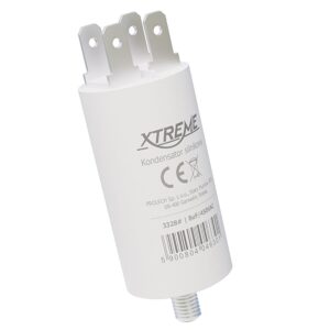 XTREME Motorcondensator 8µF 450V AC - Met Faston Aansluitingen - Start/Bedrijf